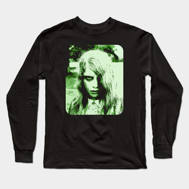 Night of the Living Dead, Zombie Girl Long Sleeve T-Shirt by MythicLegendsDigital